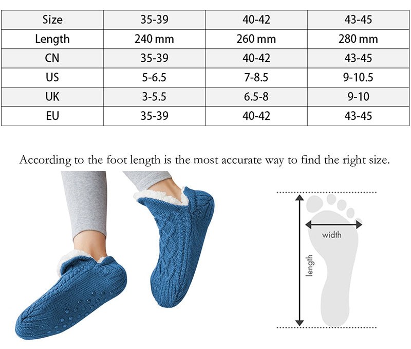 Thermal Mens Slipper Socks Winter Warm Short Cotton Thickened Home Sleeping Soft Non Slip Grip Fuzzy Floor Sock Fluffy Male