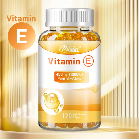 Vitamin E Capsules 450mg - Anti-aging, Support Skin, Heart and Immune Health - 120 Capsules