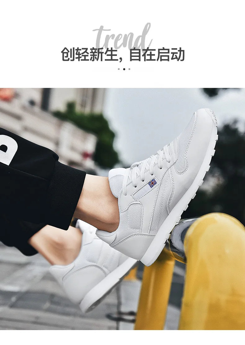 Women Trainers Running Shoes White Sneakers Fashion Breathable Casual Sport Shoes Outdoor Women Jogging Shoes Footwear Men