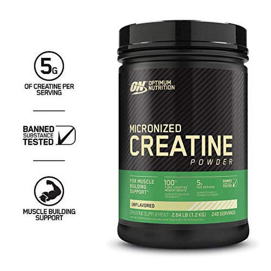 Optimum Nutrition Micronized Creatine Powder, 42.33 Oz