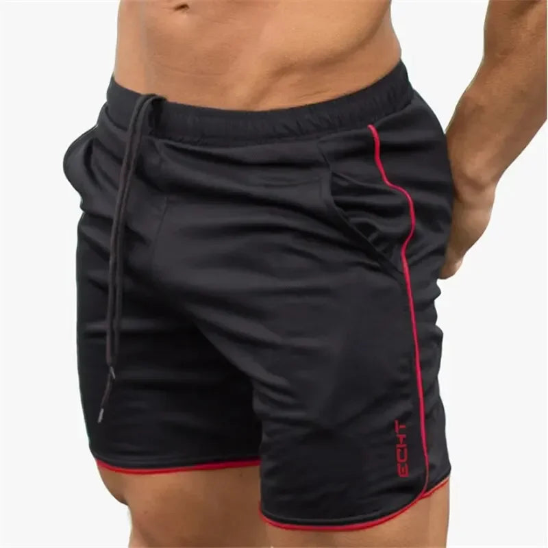 Men Summer Running Shorts Fitness Quick-drying Sport Shorts Breathable Mesh Workout Gym Short Pants Casual Sportswear Jogger