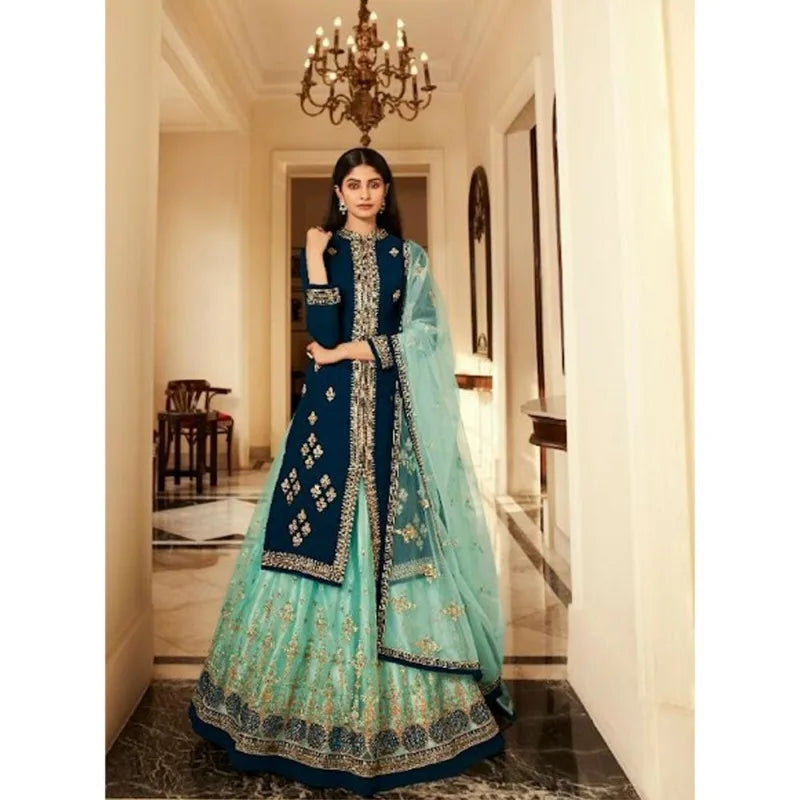 Pakistani Style Salwar Kameez Indian Ethnic Wear Beautiful Kameez Lehenga Suits