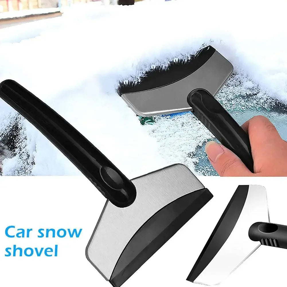 Stainless Steel Ice Scraper for Car Truck Windshield and Window Car Snow Shovel Glass Snow Removal Tools Winter Accessories