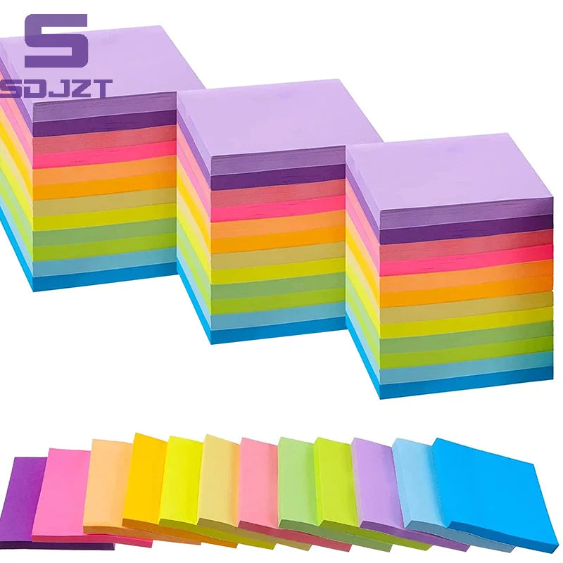 6-12PCS Sticky Notes Kawaii Stationery Supplies Note Stationery & Office Accessories Notebooks Scratch Paper Postit