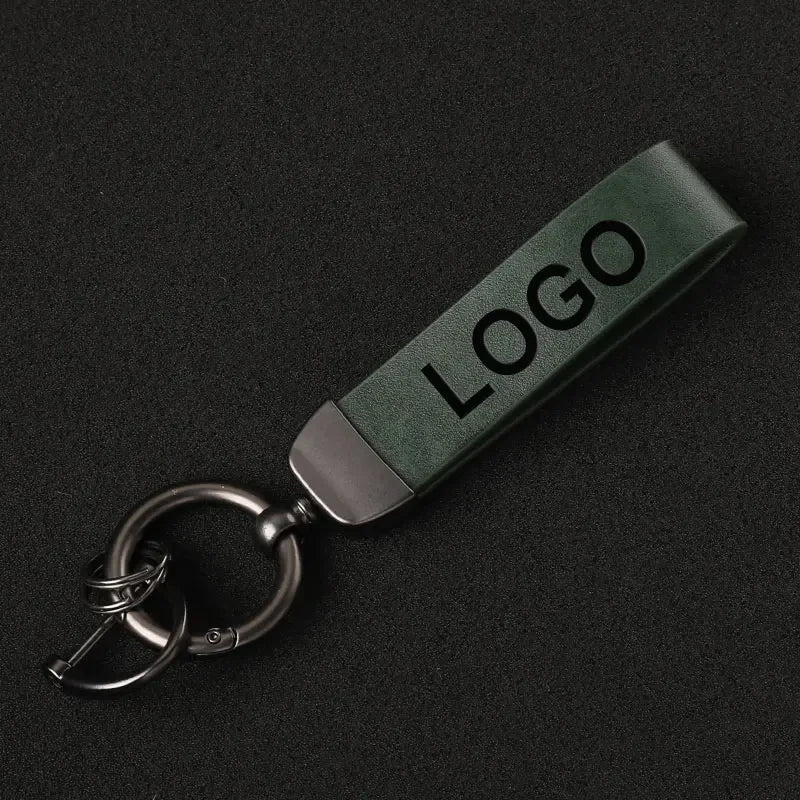 Geely Luxury Genuine Leather Keychain Car Key Ring Holder Jewelry Custom Gift For Geely Coolray Atlas Boyue Emgrand Borui Car