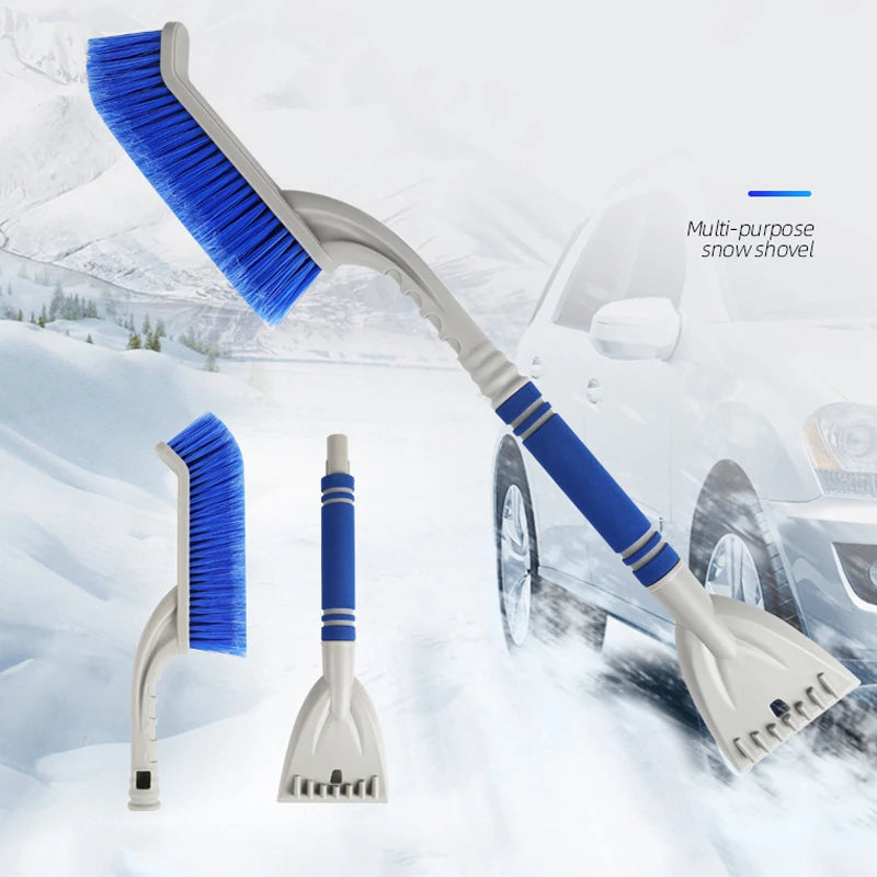 Car Snow Brush Ice Scraper Sweeping Shovel for Winter Handle Auto Glass Cleaning Tool Remover Auto Windshield Accessories