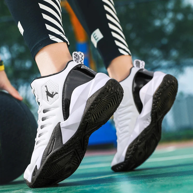 Men's Shoes Basketball Breathable Cushioning Non-Slip Sports Shoes Gym Training Athletic Basketball Sneakers Women