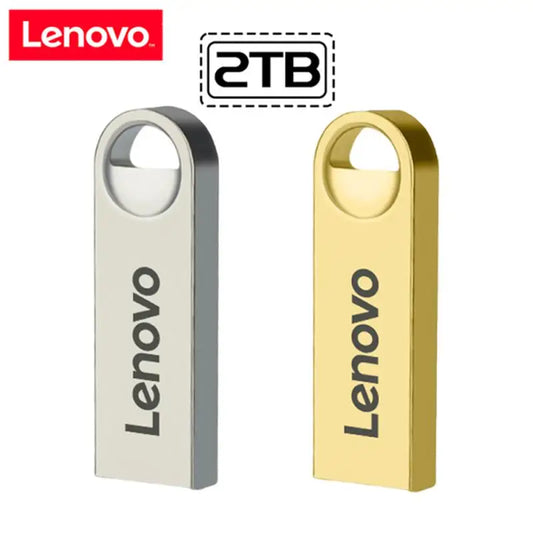 Lenovo Memory Stick 1TB USB 3.0 High Speed Flash Drive 2TB Hard Drive Metal Mini Key Usb Pen Drive For PC Car Musie Laptop