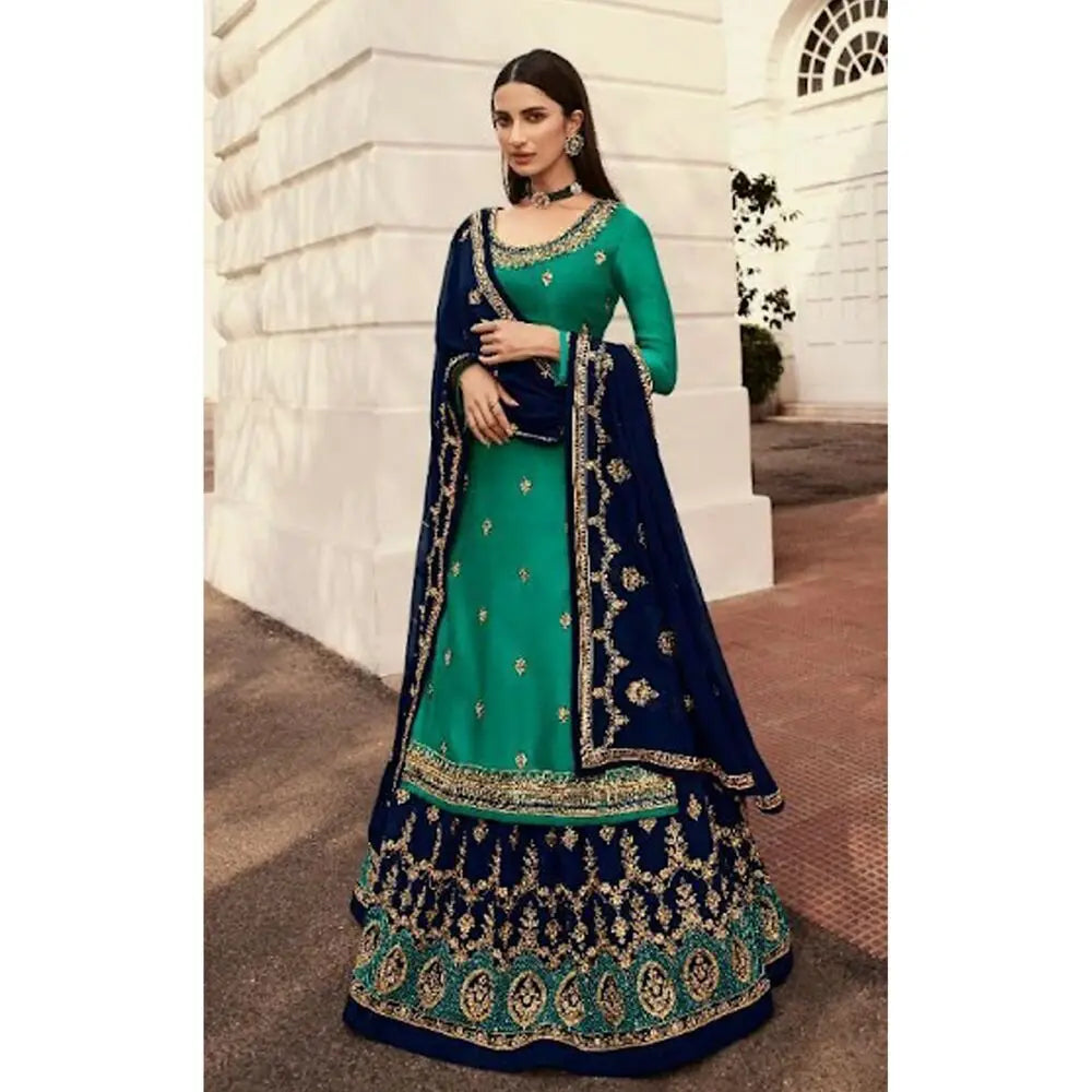 Pakistani Style Salwar Kameez Indian Ethnic Wear Beautiful Kameez Lehenga Suits