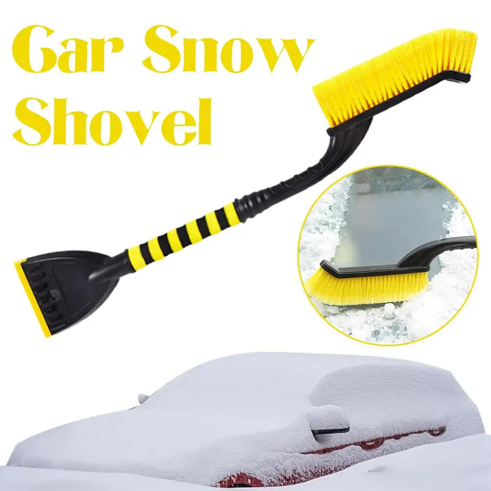 Winter Detachable Car Snow Sweeping Shovel with EVA Foam Handle Auto Cleaning Brush Ice Scraper Remover Auto Windshield