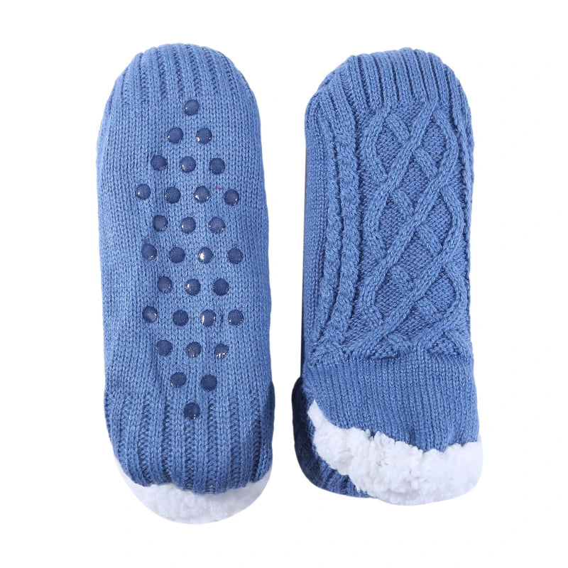 Thermal Mens Slipper Socks Winter Warm Short Cotton Thickened Home Sleeping Soft Non Slip Grip Fuzzy Floor Sock Fluffy Male