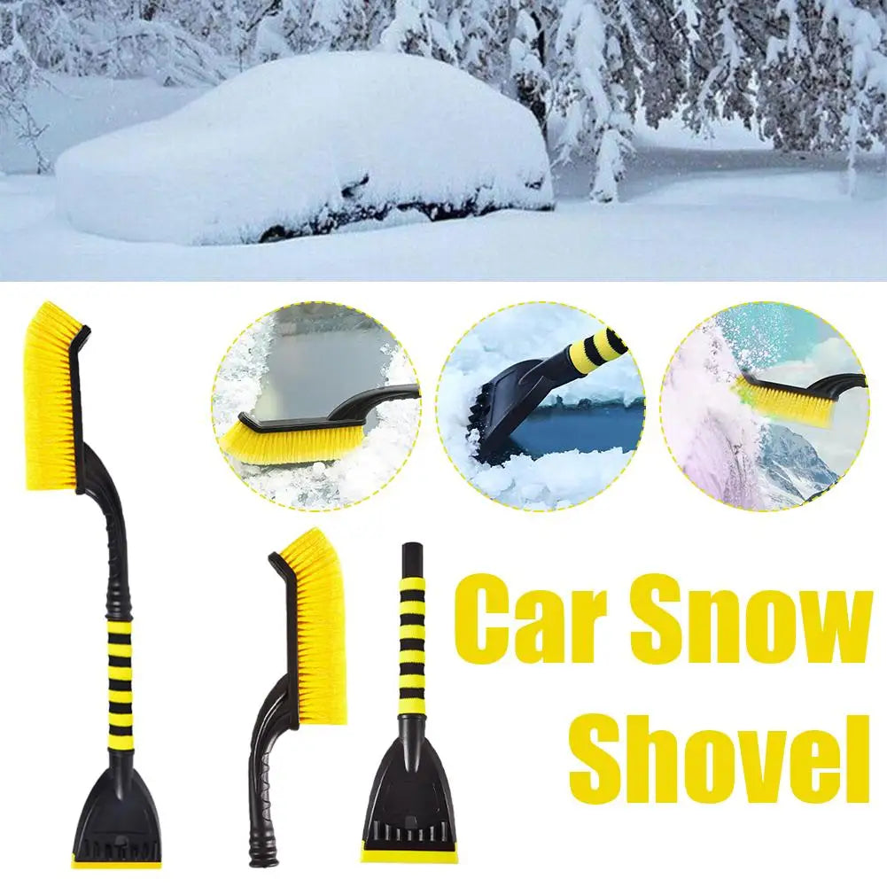 Winter Detachable Car Snow Sweeping Shovel with EVA Foam Handle Auto Cleaning Brush Ice Scraper Remover Auto Windshield