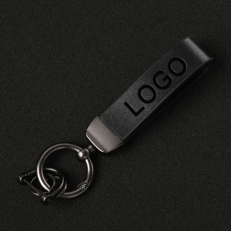 Geely Luxury Genuine Leather Keychain Car Key Ring Holder Jewelry Custom Gift For Geely Coolray Atlas Boyue Emgrand Borui Car