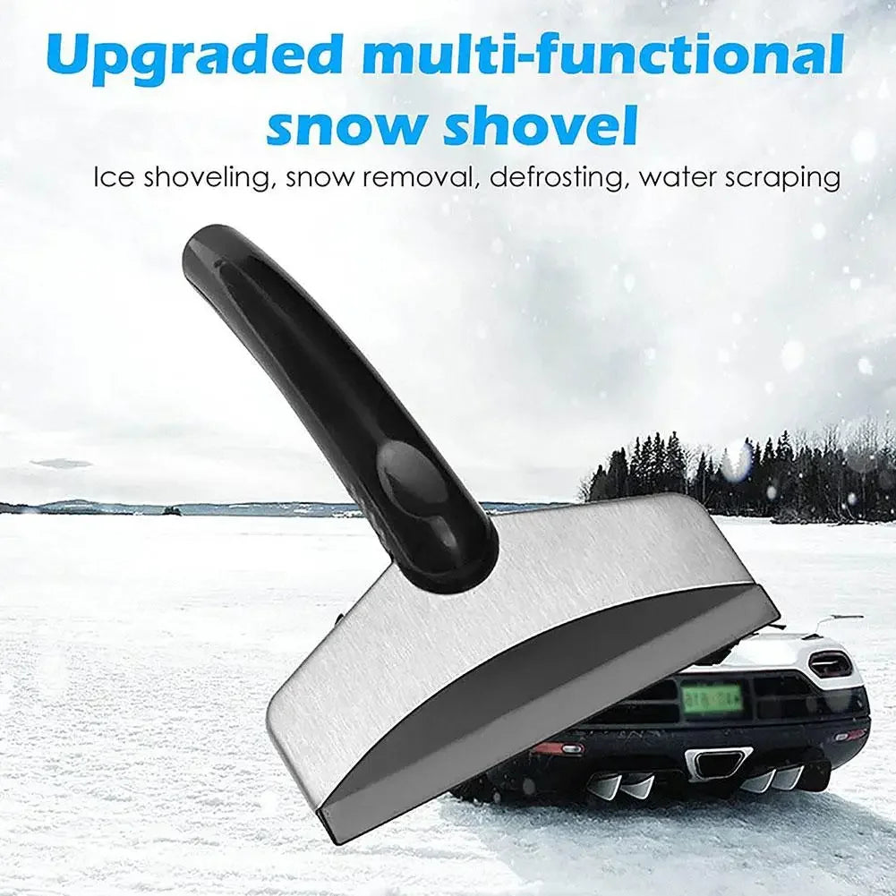 Stainless Steel Ice Scraper for Car Truck Windshield and Window Car Snow Shovel Glass Snow Removal Tools Winter Accessories