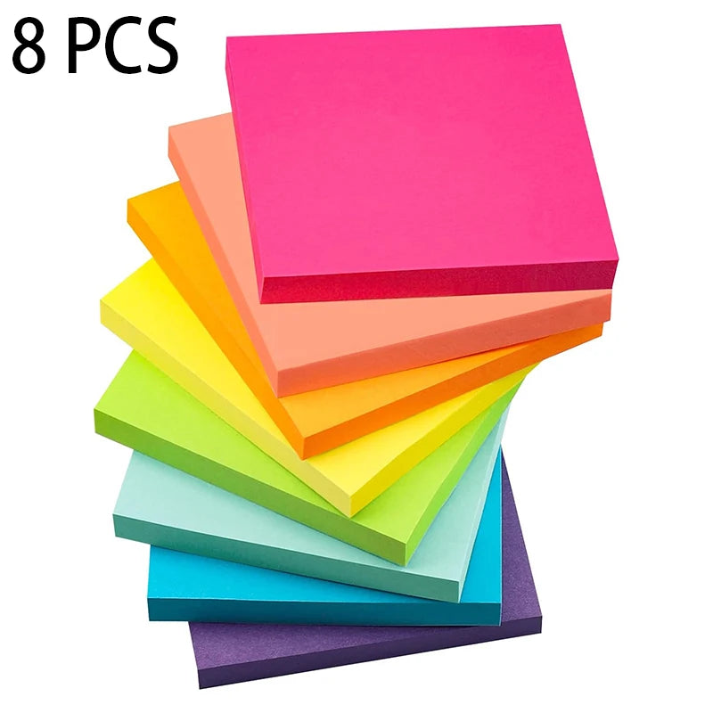 6-12PCS Sticky Notes Kawaii Stationery Supplies Note Stationery & Office Accessories Notebooks Scratch Paper Postit