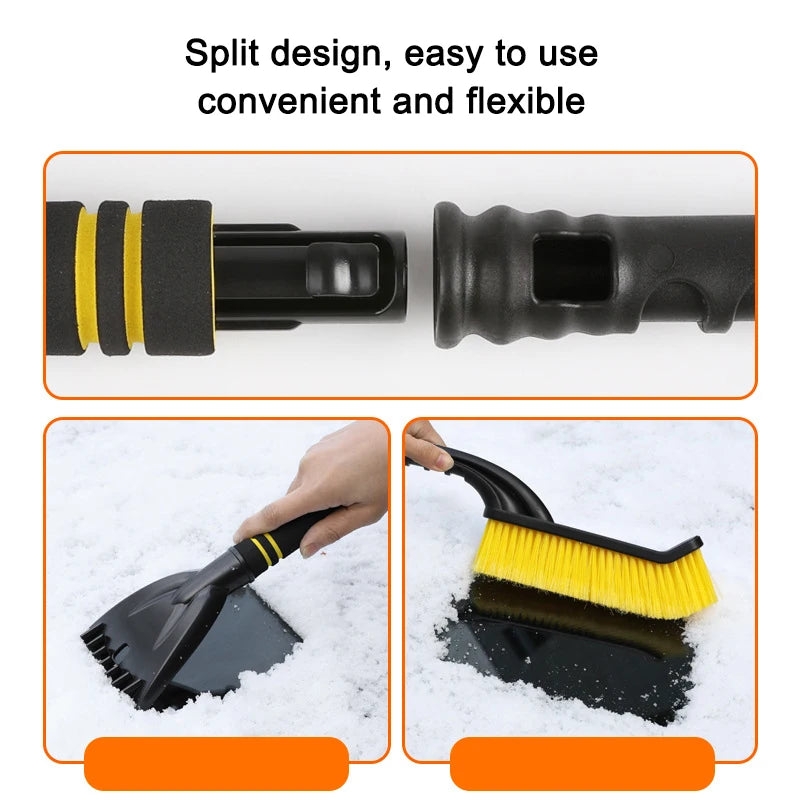 Car Snow Brush Ice Scraper Sweeping Shovel for Winter Handle Auto Glass Cleaning Tool Remover Auto Windshield Accessories