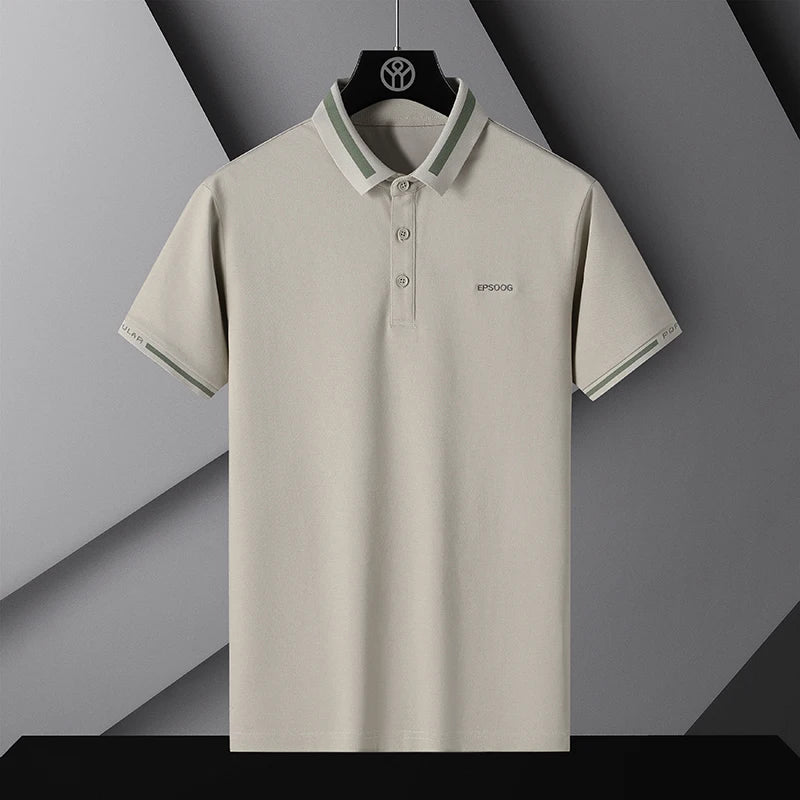 Summer Business Polo Shirts Men 2024 New Fashion Casual High Quality Short Sleeve Polos Men Breathable Luxury Tops Men Clothing