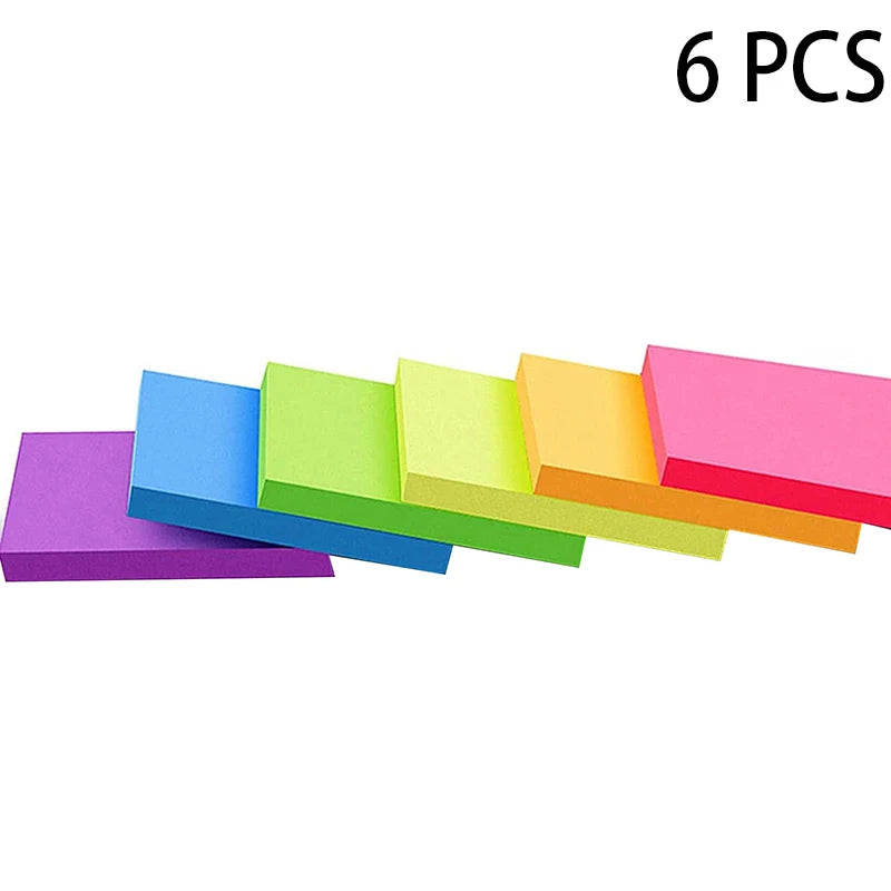 6-12PCS Sticky Notes Kawaii Stationery Supplies Note Stationery & Office Accessories Notebooks Scratch Paper Postit