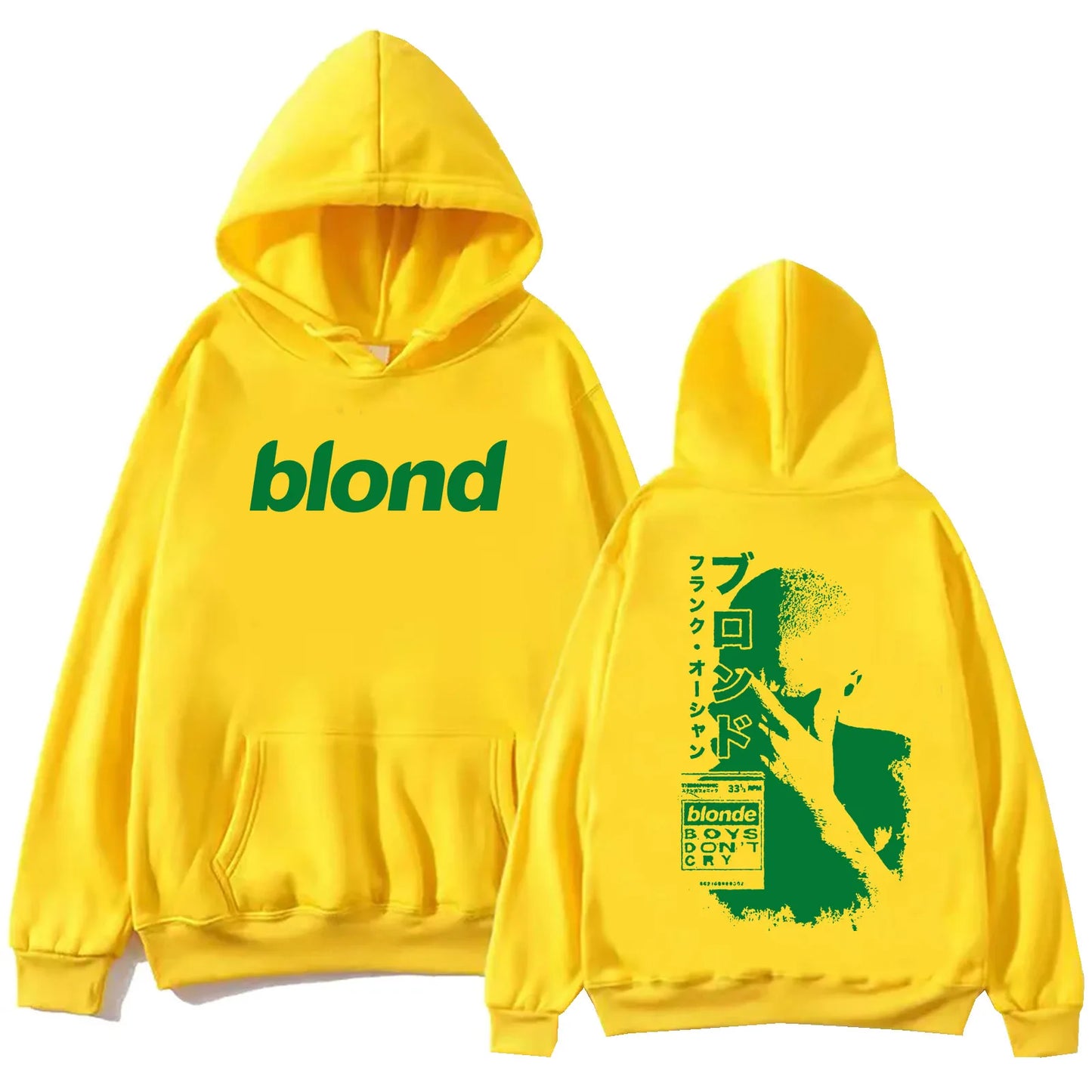 Blond Frank Ocean Hoodie Harajuku Hip Hop Pullover Tops Sweatshirt Music Fans Gift