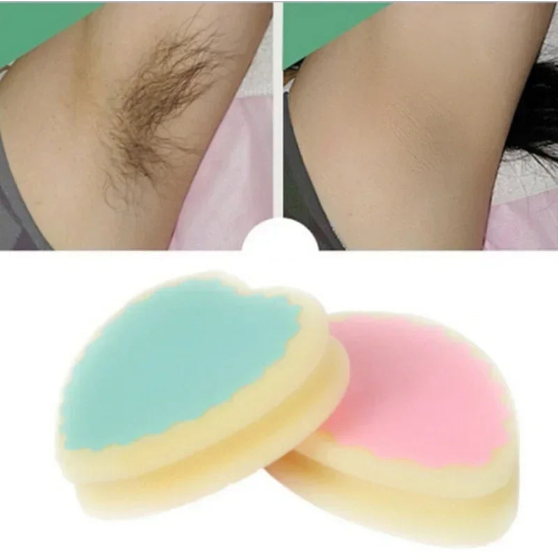 Hair Removal Sponge Painless Depilation Leg Arm Body Physical Epilators Reusable Hair Removal Pad Body Care Makeup Tool