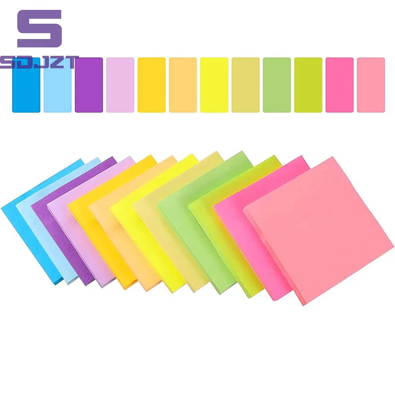 6-12PCS Sticky Notes Kawaii Stationery Supplies Note Stationery & Office Accessories Notebooks Scratch Paper Postit