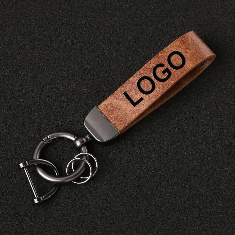 Geely Luxury Genuine Leather Keychain Car Key Ring Holder Jewelry Custom Gift For Geely Coolray Atlas Boyue Emgrand Borui Car