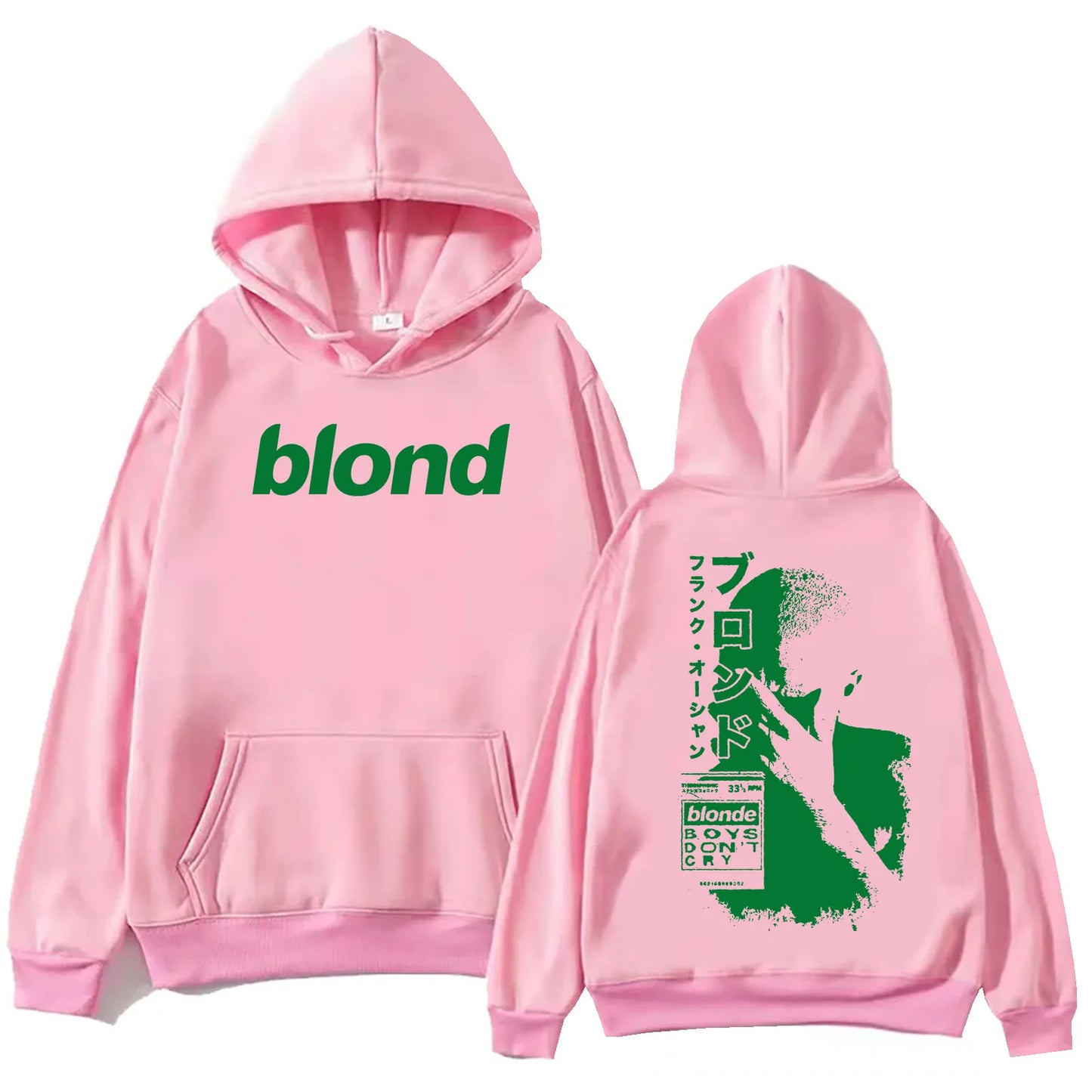 Blond Frank Ocean Hoodie Harajuku Hip Hop Pullover Tops Sweatshirt Music Fans Gift