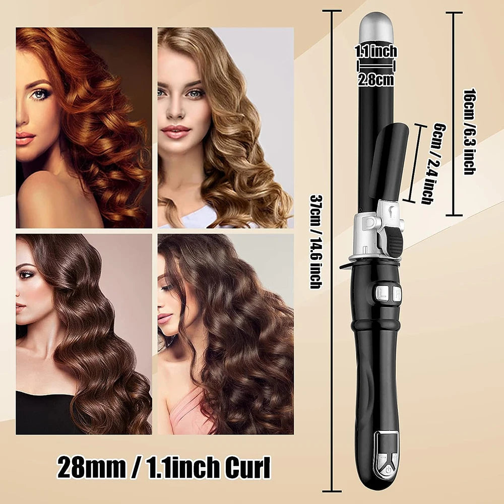 25/28/32mm Ceramic Barrel Hair Curlers Automatic Rotating Curling Iron For Hair Iron Curling Wands Waver Hair Styling Appliances