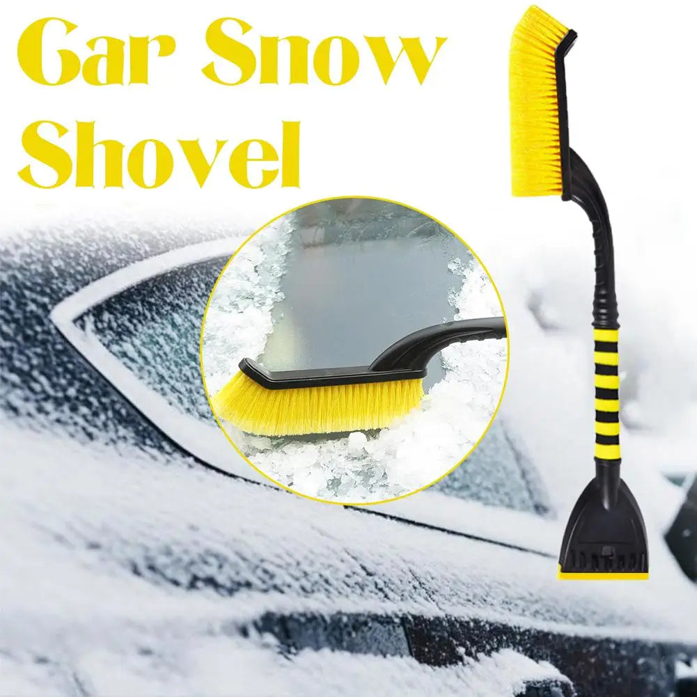 Winter Detachable Car Snow Sweeping Shovel with EVA Foam Handle Auto Cleaning Brush Ice Scraper Remover Auto Windshield