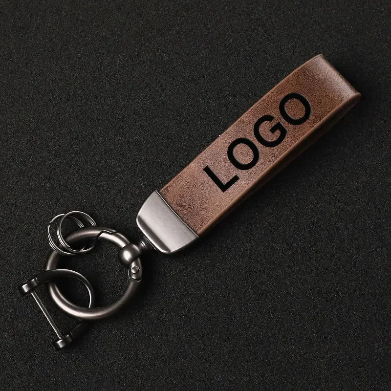 Geely Luxury Genuine Leather Keychain Car Key Ring Holder Jewelry Custom Gift For Geely Coolray Atlas Boyue Emgrand Borui Car