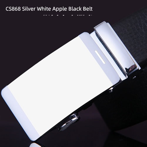 Young Men's Business Casual Cowhide Korean-Style Fashion Belt