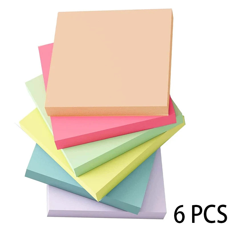 6-12PCS Sticky Notes Kawaii Stationery Supplies Note Stationery & Office Accessories Notebooks Scratch Paper Postit