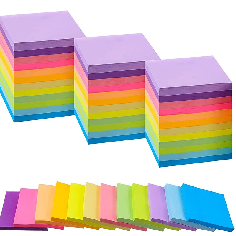 6-12PCS Sticky Notes Kawaii Stationery Supplies Note Stationery & Office Accessories Notebooks Scratch Paper Postit