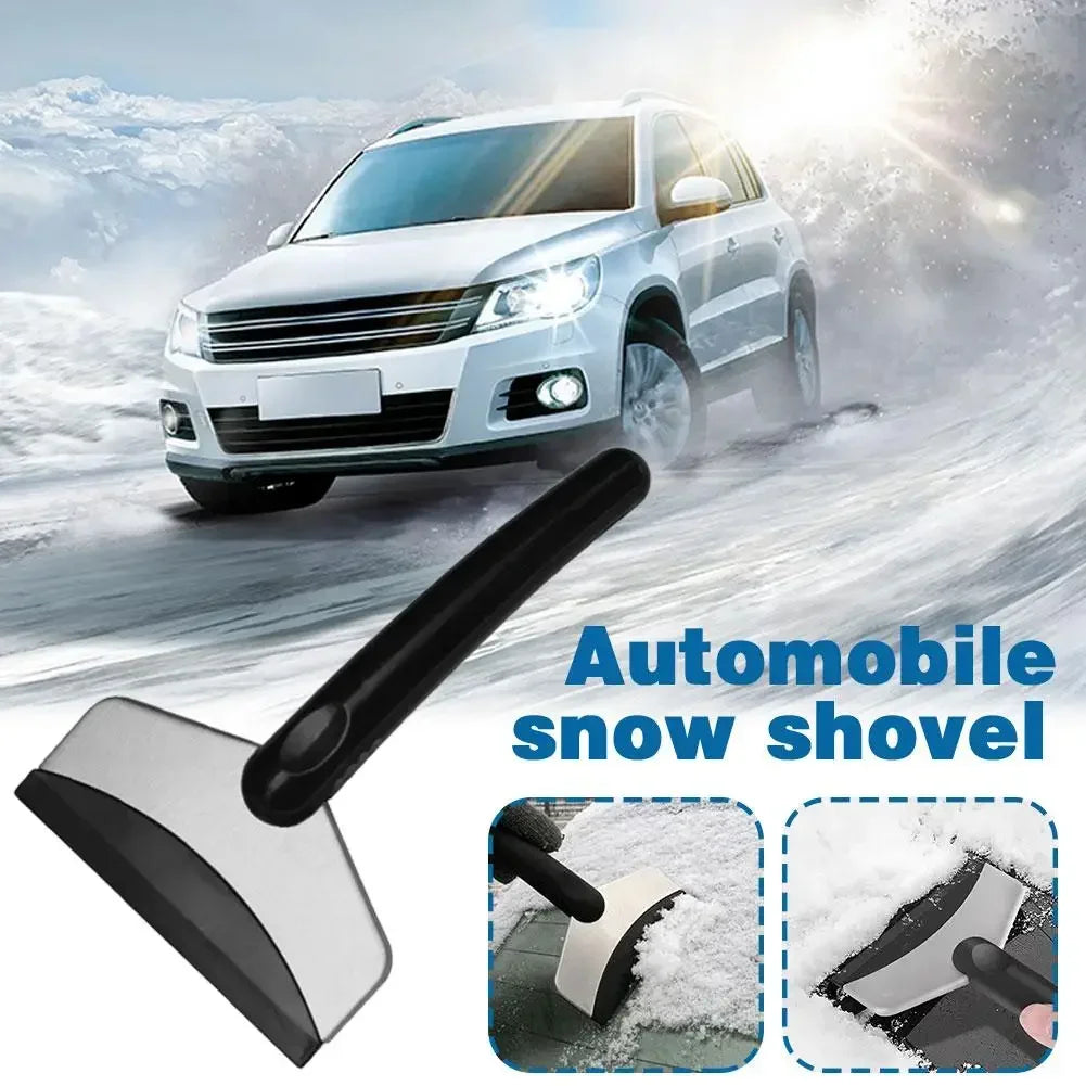 Stainless Steel Ice Scraper for Car Truck Windshield and Window Car Snow Shovel Glass Snow Removal Tools Winter Accessories