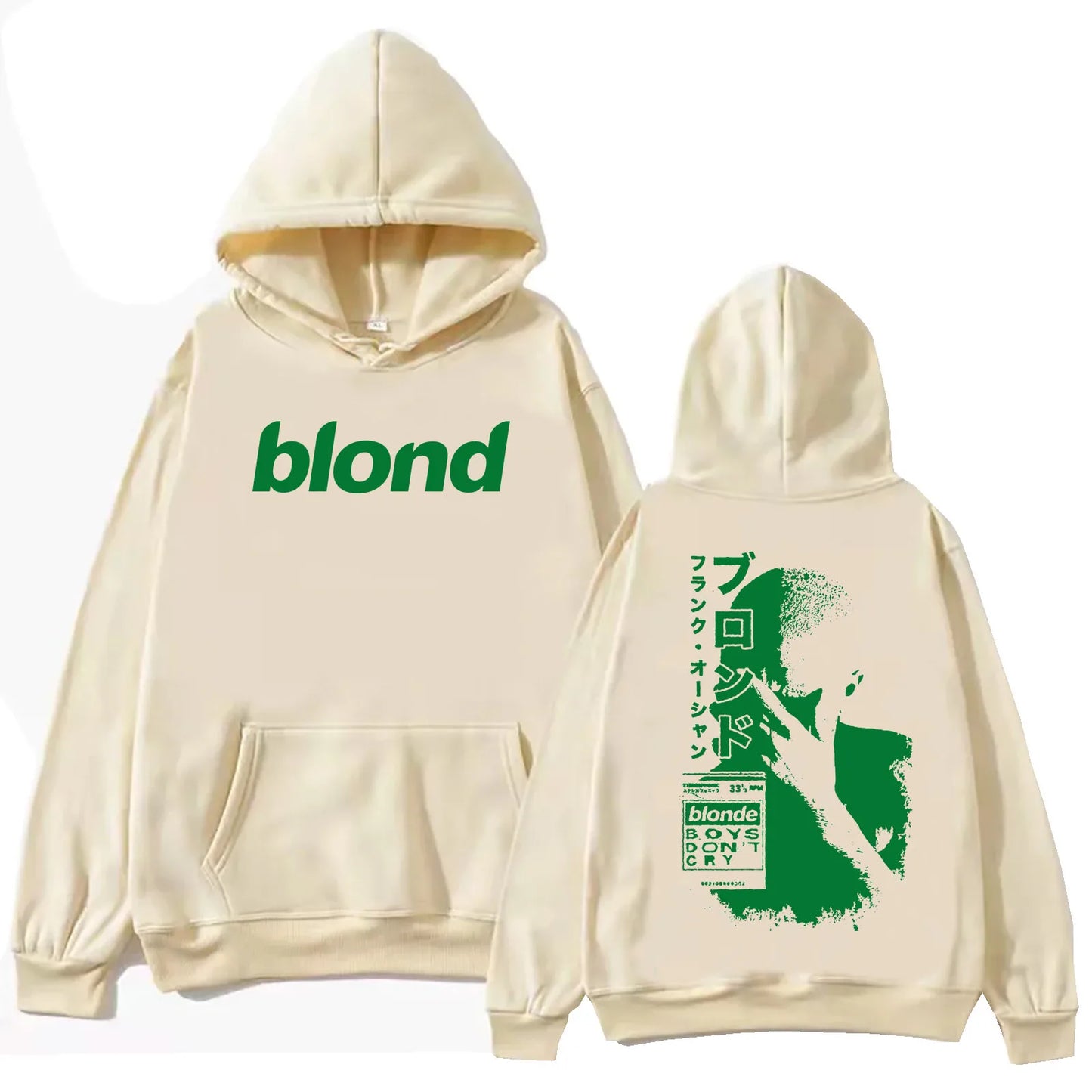 Blond Frank Ocean Hoodie Harajuku Hip Hop Pullover Tops Sweatshirt Music Fans Gift