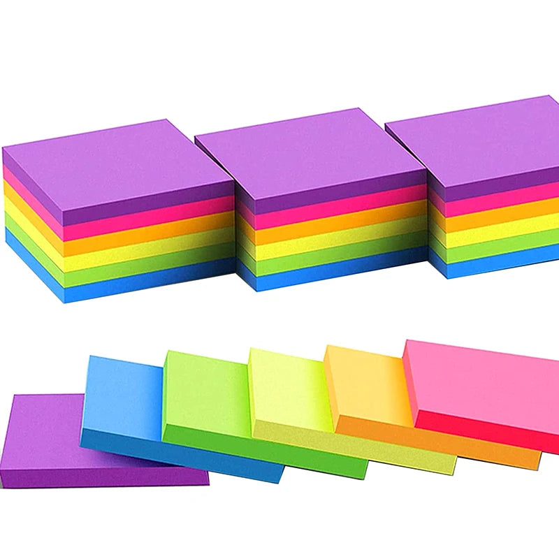 6-12PCS Sticky Notes Kawaii Stationery Supplies Note Stationery & Office Accessories Notebooks Scratch Paper Postit