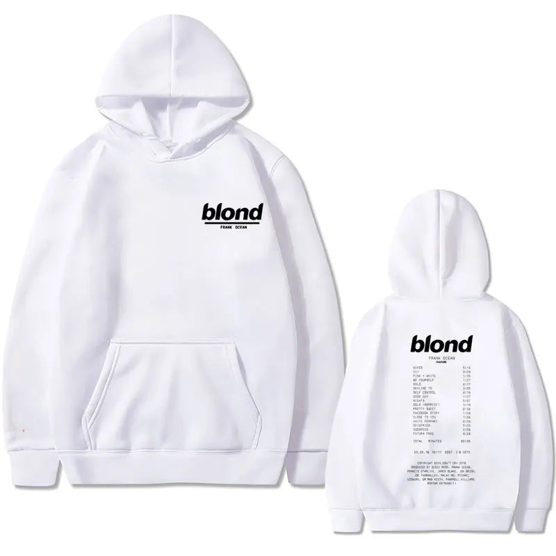 Rapper Frank Oversized Hoodie Blond Graphic Tracksuit Men Women Ocean Hip Hop Sweasthirt Men's Fashion Vintage Pullover Hoodies