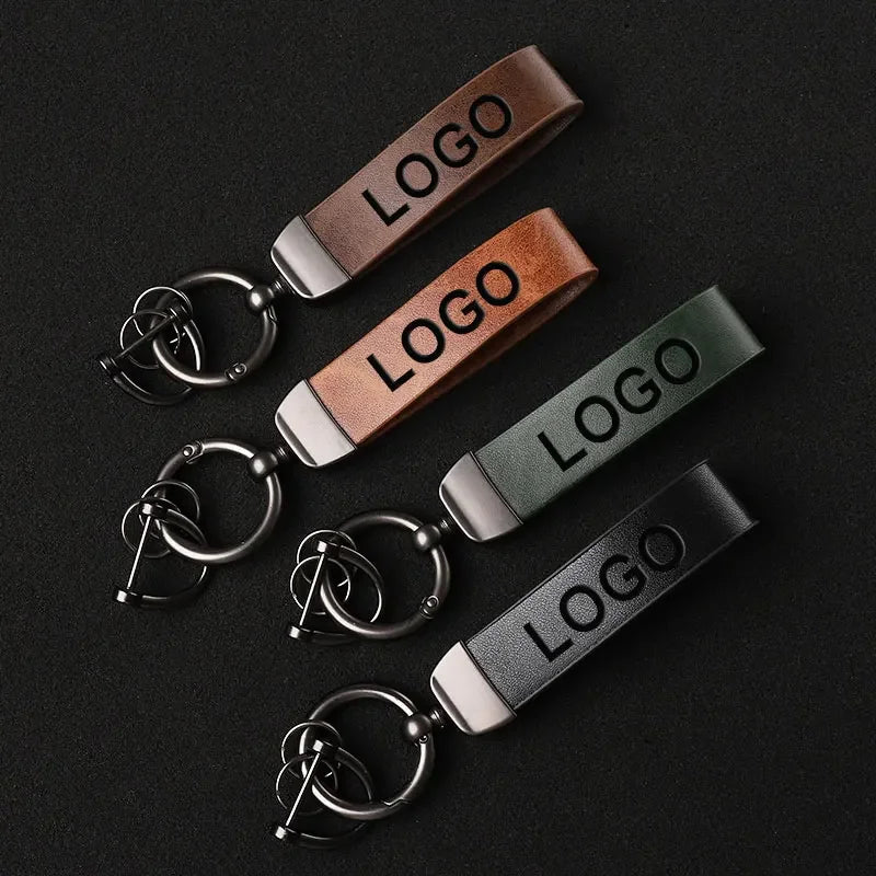 Geely Luxury Genuine Leather Keychain Car Key Ring Holder Jewelry Custom Gift For Geely Coolray Atlas Boyue Emgrand Borui Car