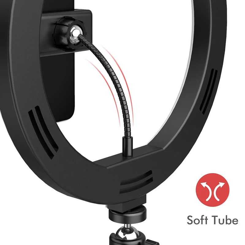 26/33cm LED Ring Light USB Dimmable Photography Studio Fill Lamp With Tripod Stand & Remote control for Tiktok Video Live Lamps