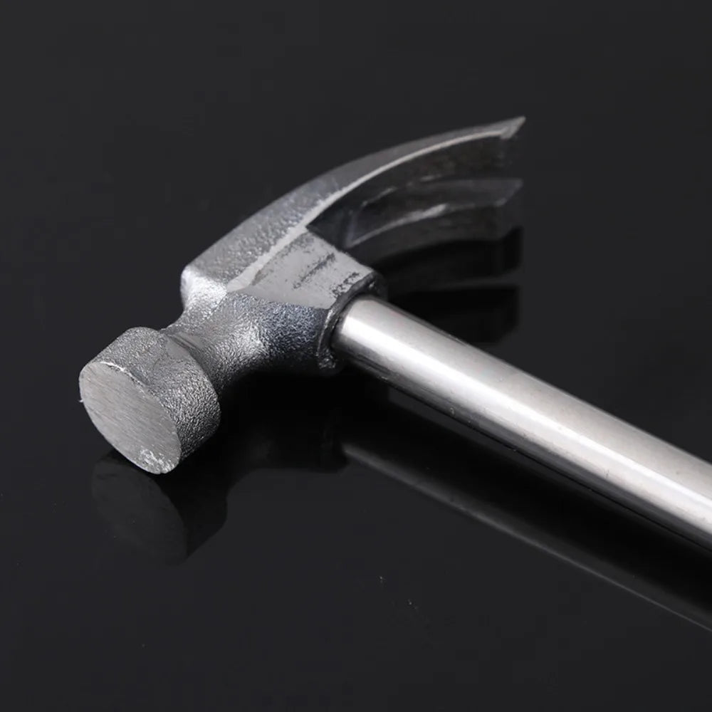 Household Pulling Nails Multi-Function Hardware Tools Steel Pipe Handle Hammer Safety Hammer Window Breaker Claw Hammer